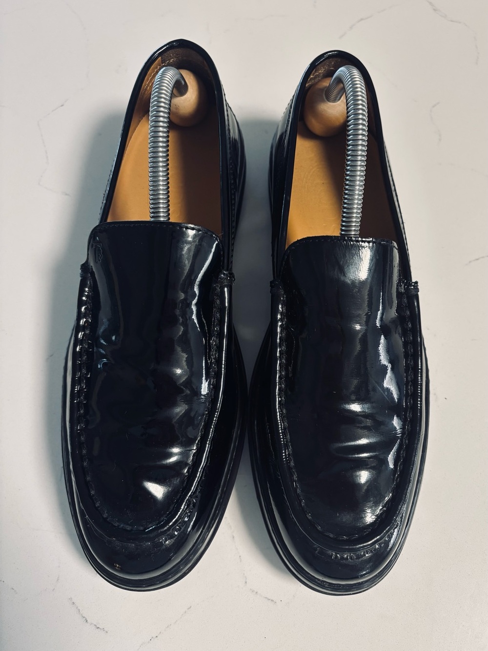 TOD’S patent leather loafers